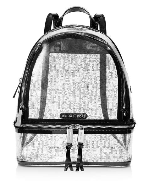 clear michael kors bookbag|Michael Kors clear bag clearance.